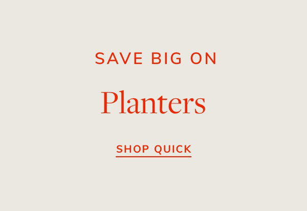 Planter Sale