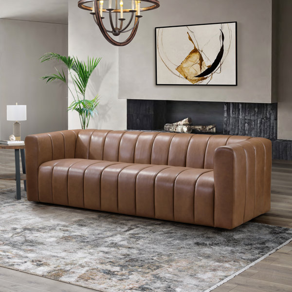Top Grain Leather Sofa | Wayfair