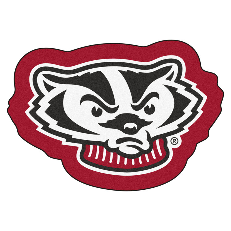 Fanmats Ncaa University Of Wisconsin Mascot 40 In X 30 In Non Slip Indoor Only Mat Wayfair