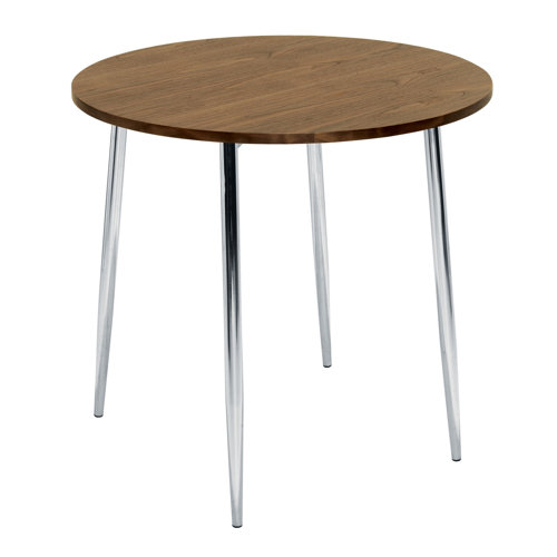 Elipse Dining Set with 2 Chairs Latitude Run Colour: Walnut
