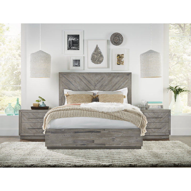 Union Rustic Robards Platform Solid Wood Configurable Bedroom Set