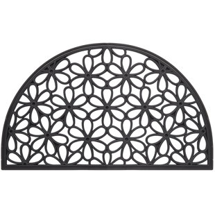Wrought Iron Door Mat Wayfair Half Round Daisy Wrought Iron Doormat