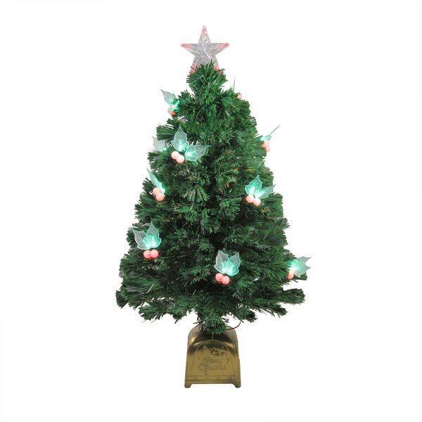 Red 40cm Tree Gold Christmas 2 Tone Foil Ceiling Decorations
