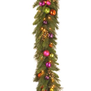 Christmas Wired Garland Ties Pack 15in w 12-ct 