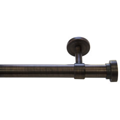 Farmhouse Rustic Bronze Curtain Rods Hardware Birch Lane