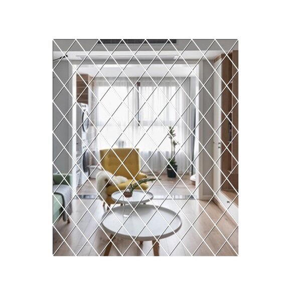 DIY 3D Love Wall Clock Crystal Mirror Living Room Stickers Home Decal Art Decor