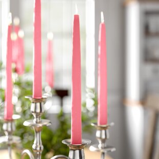 Dinner Tapers Wedding Candles Pair of Handmade lavender Tall Slim Column Candles
