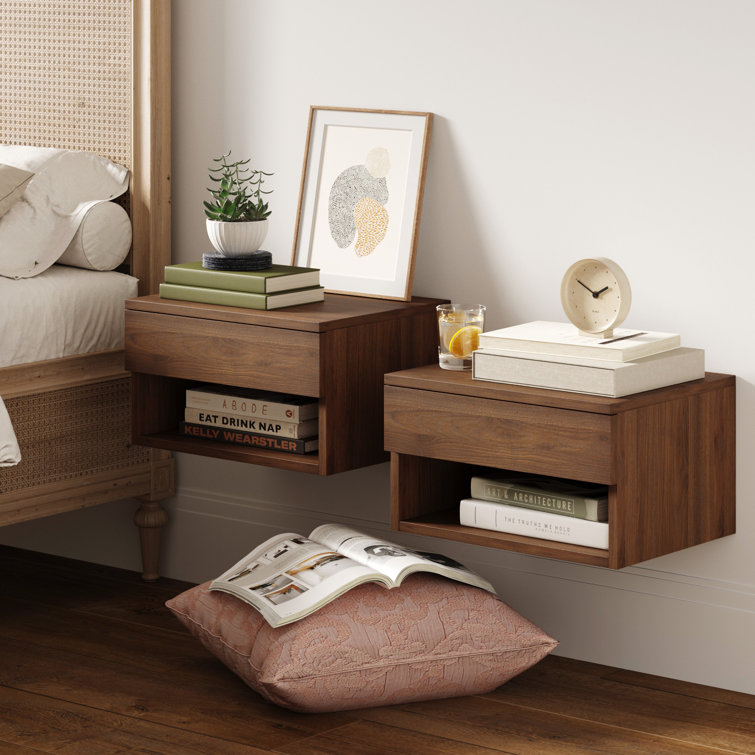 floating nightstand wayfair