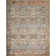 Joss & Main Pratt Oriental Area Rug in Ocean/Rust & Reviews | Wayfair