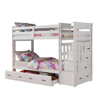 Harriet Bee Kaminski Marquette Twin Bunk Bed Wayfair