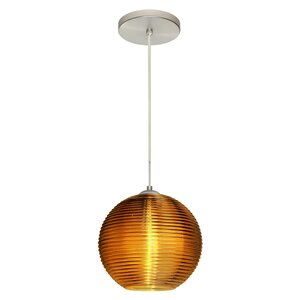 Kristall 1-Light Globe Pendant