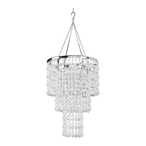 Kordell Triple Crown 1-Light Crystal Pendant