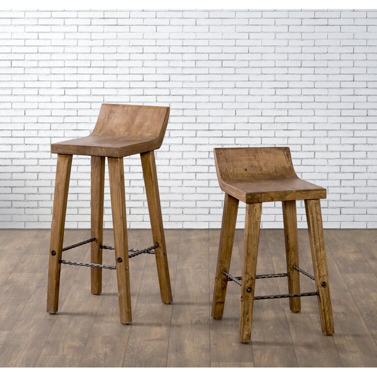 weathered wood counter stools