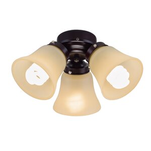 3-Light Branched Ceiling Fan Light Kit