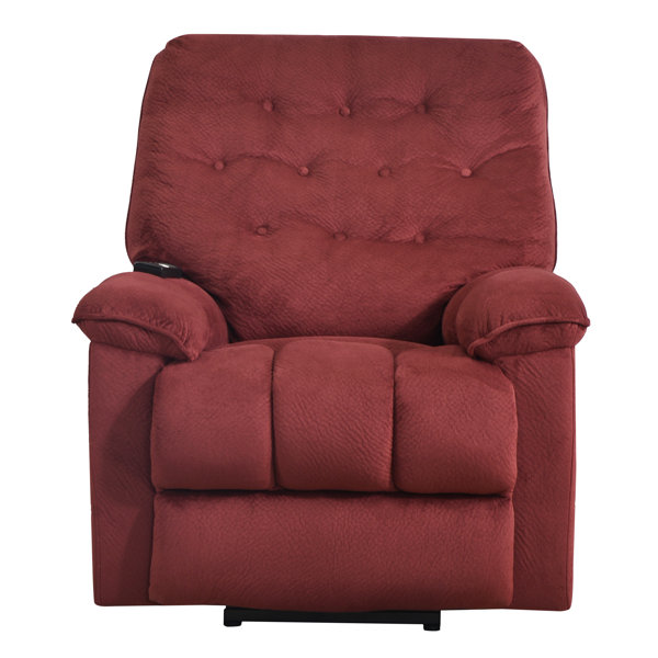 Red velvet recliner Clearance