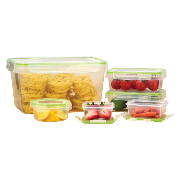 Rebrilliant Evans Click And Lock 12 Container Food Storage Set
