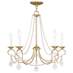 Devana 5-Light Candle-Style Chandelier