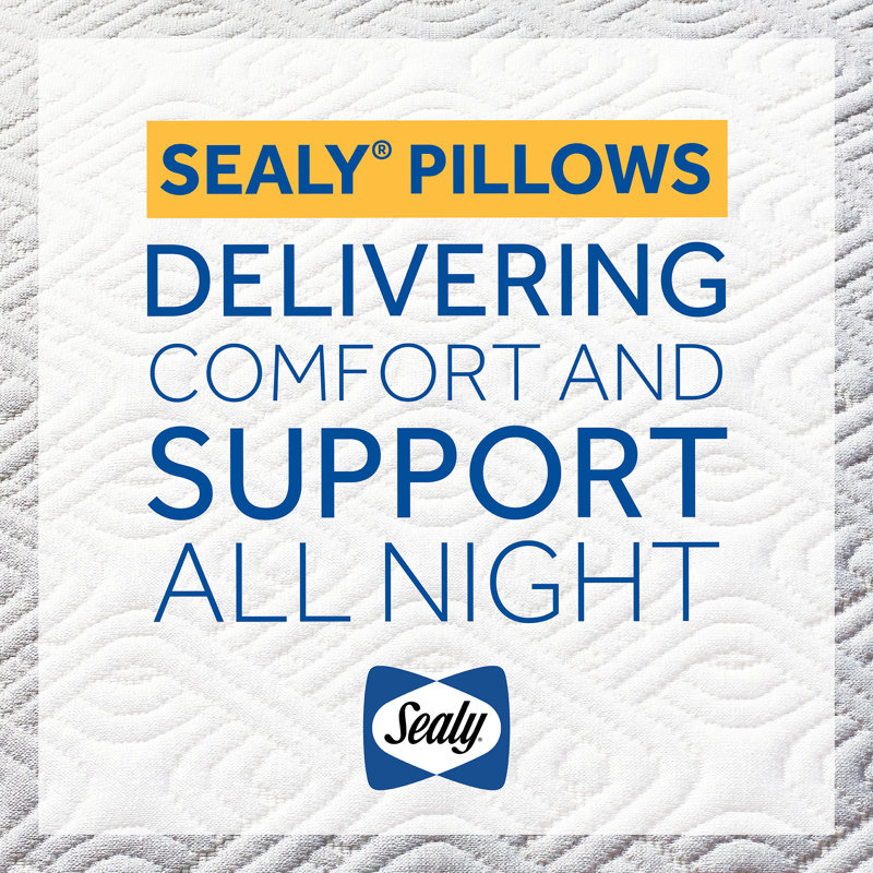 Sealy Premium Chill Medium Memory Foam Standard Cooling Bed Pillow Reviews Wayfair