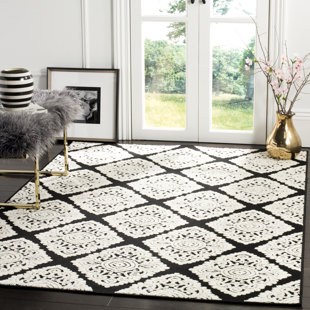 Ivory Cream Western Area Rugs You Ll Love Wayfair Mannox Black Cream Indoor Outdoor Area Rug