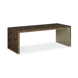 Solid Wood Sled Coffee Table By Caracole Classic