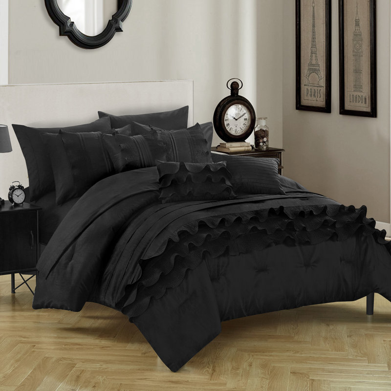 Chic Home Denver 10 Piece Comforter Set & Reviews Wayfair