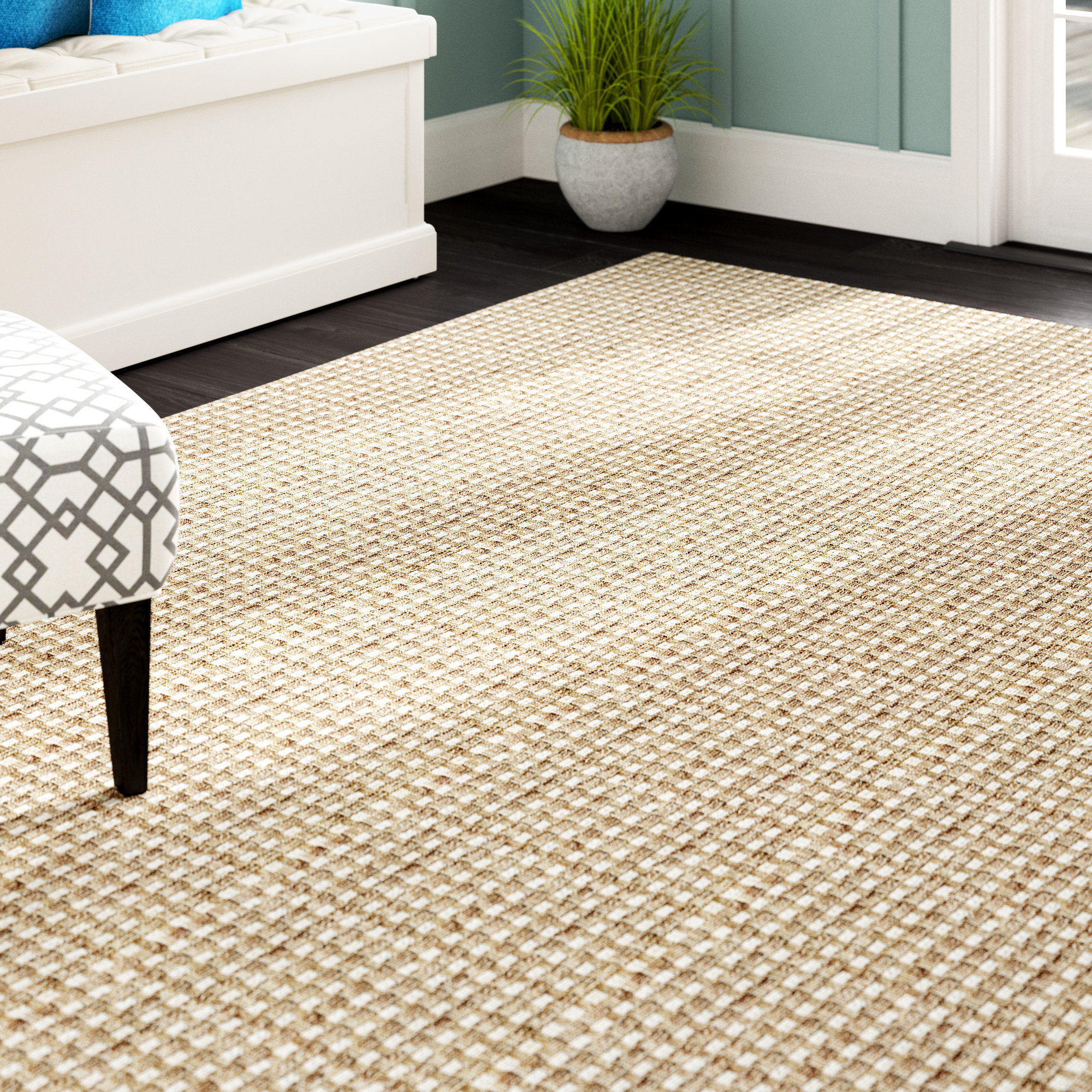 Bay Isle Home Toucha Beige Indoor/Outdoor Rug & Reviews | Wayfair