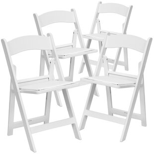 white wood padded folding chairs