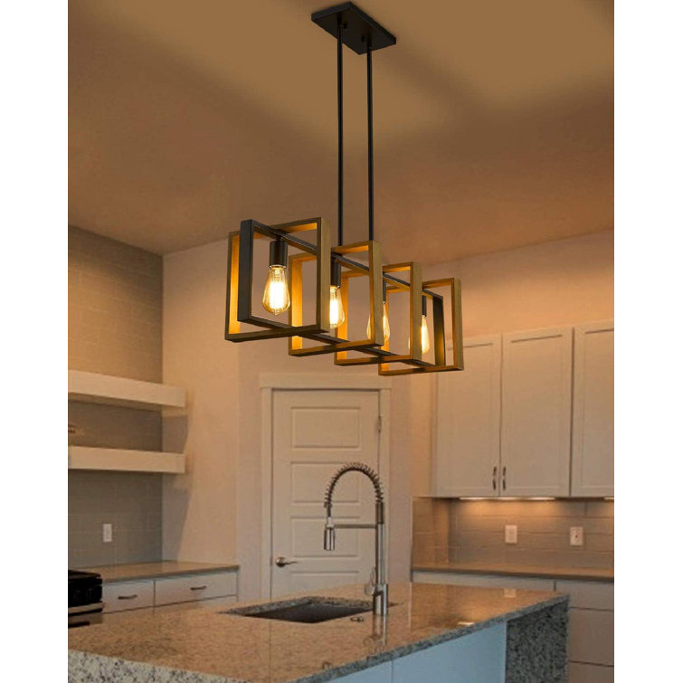 Kitchen Island Lighting, Farmhouse Pendant Light, Vintage Ceiling Hanging Light Fixture For Dining Room Kitchen