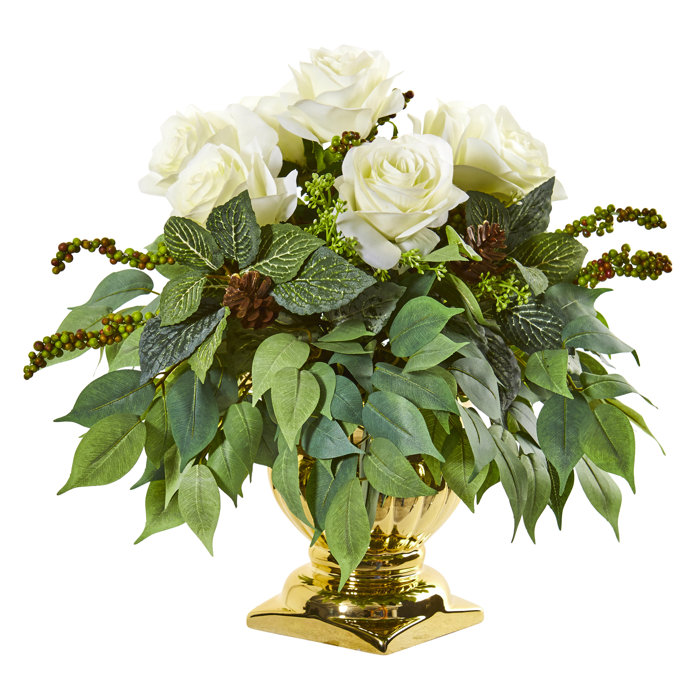 artificial rose arrangements