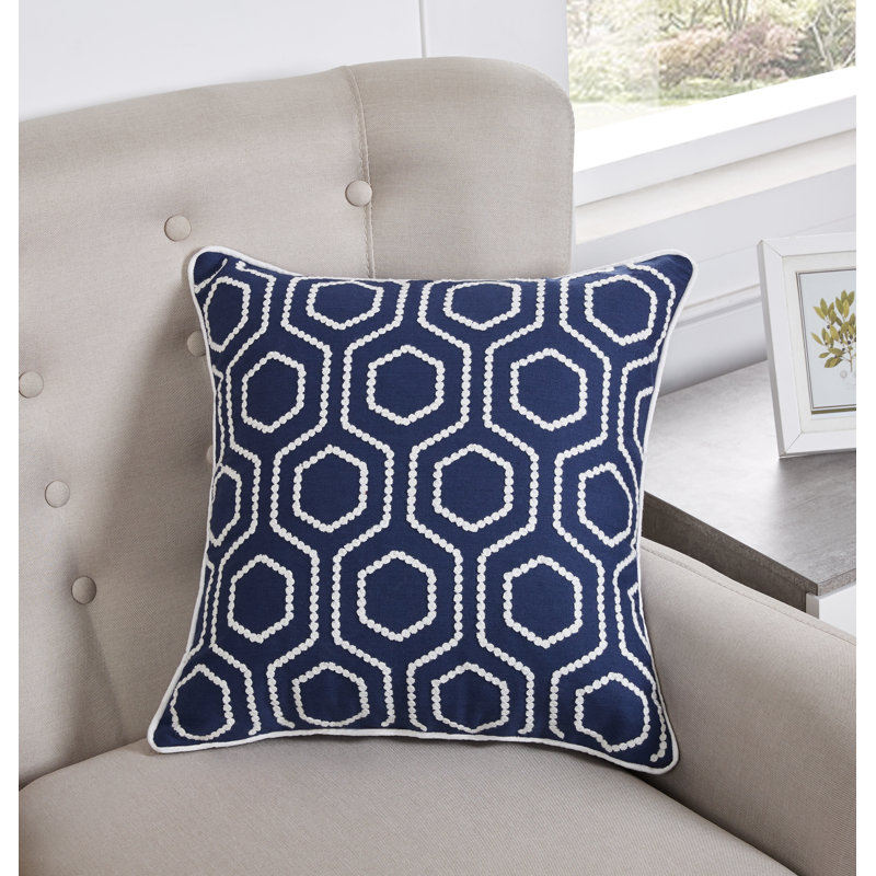 Highland Dunes Home Beach Hexa Geometric Decorative Pillow Wayfair