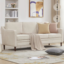 chenille sofa beige