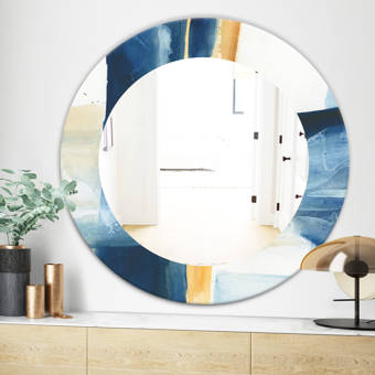 East Urban Home Vibe Traditional Frameless Wall Mirror