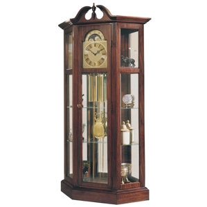 Richardson I Grandfather Clock and Standard Curio Cabinet by Howard Miller?