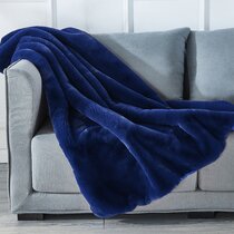 Hoodzy Blanket Faux Fur China Blue S & Co