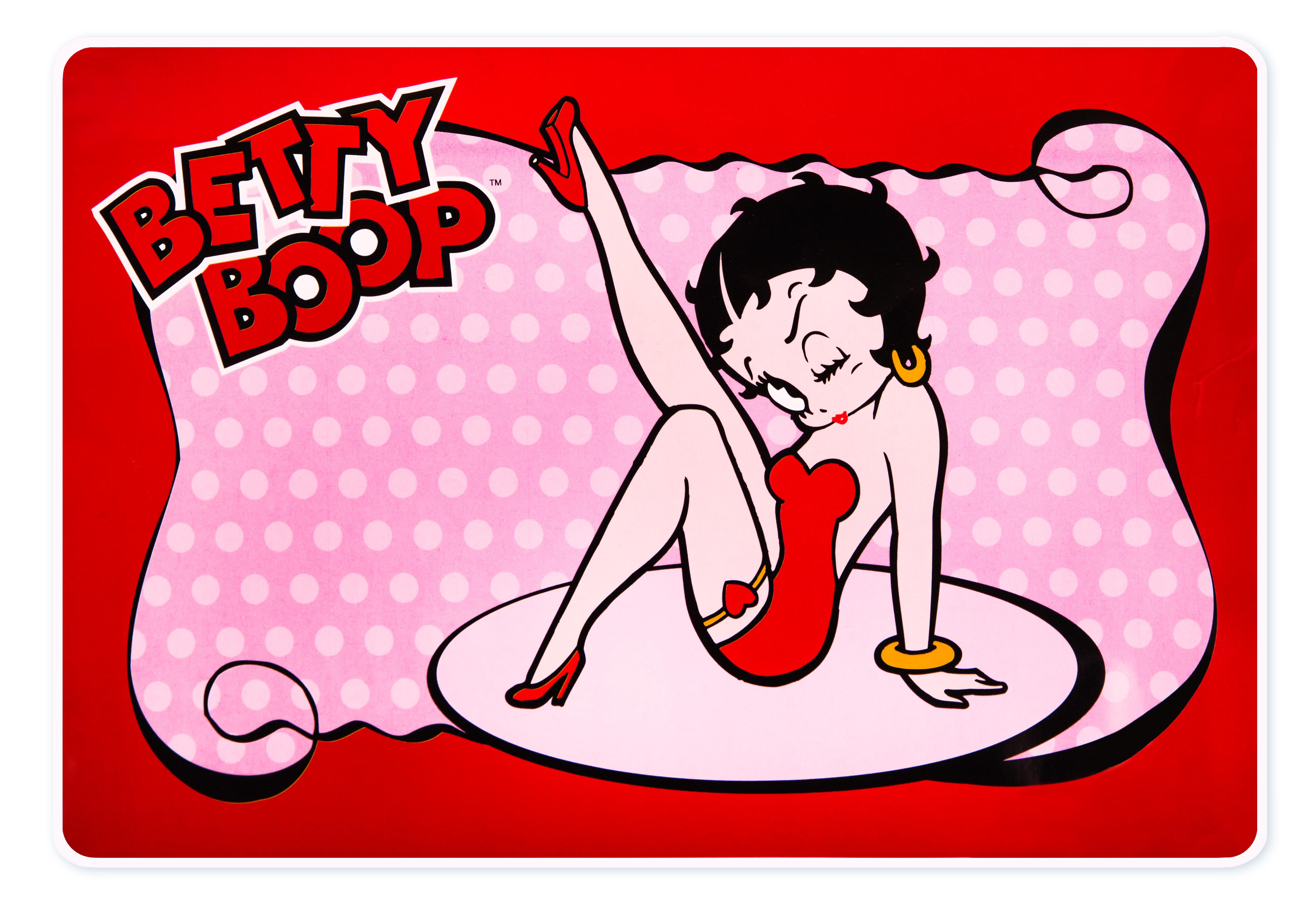 Crover Betty Boop Pink Red Indoor Area Rug Wayfair