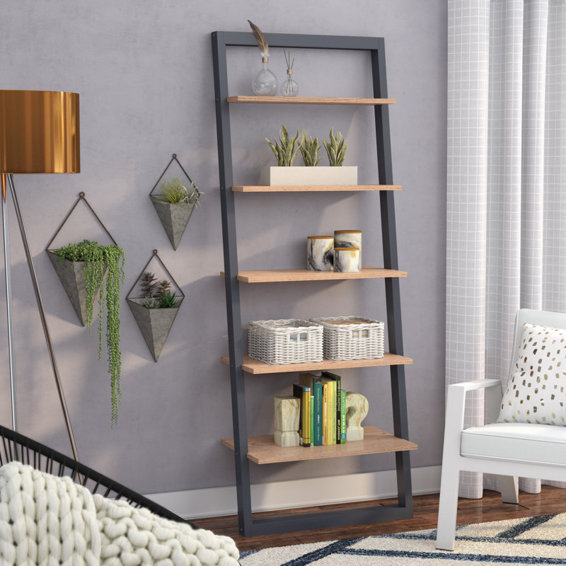 Mercury Row Theophanes 73 6 H X 28 W Ladder Bookcase Reviews