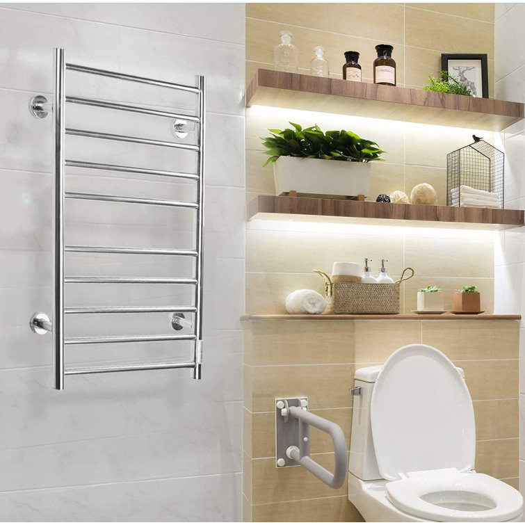 electric towel rail with thermostat and timer