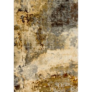 Itasca Gray/Brown/Yellow Area Rug