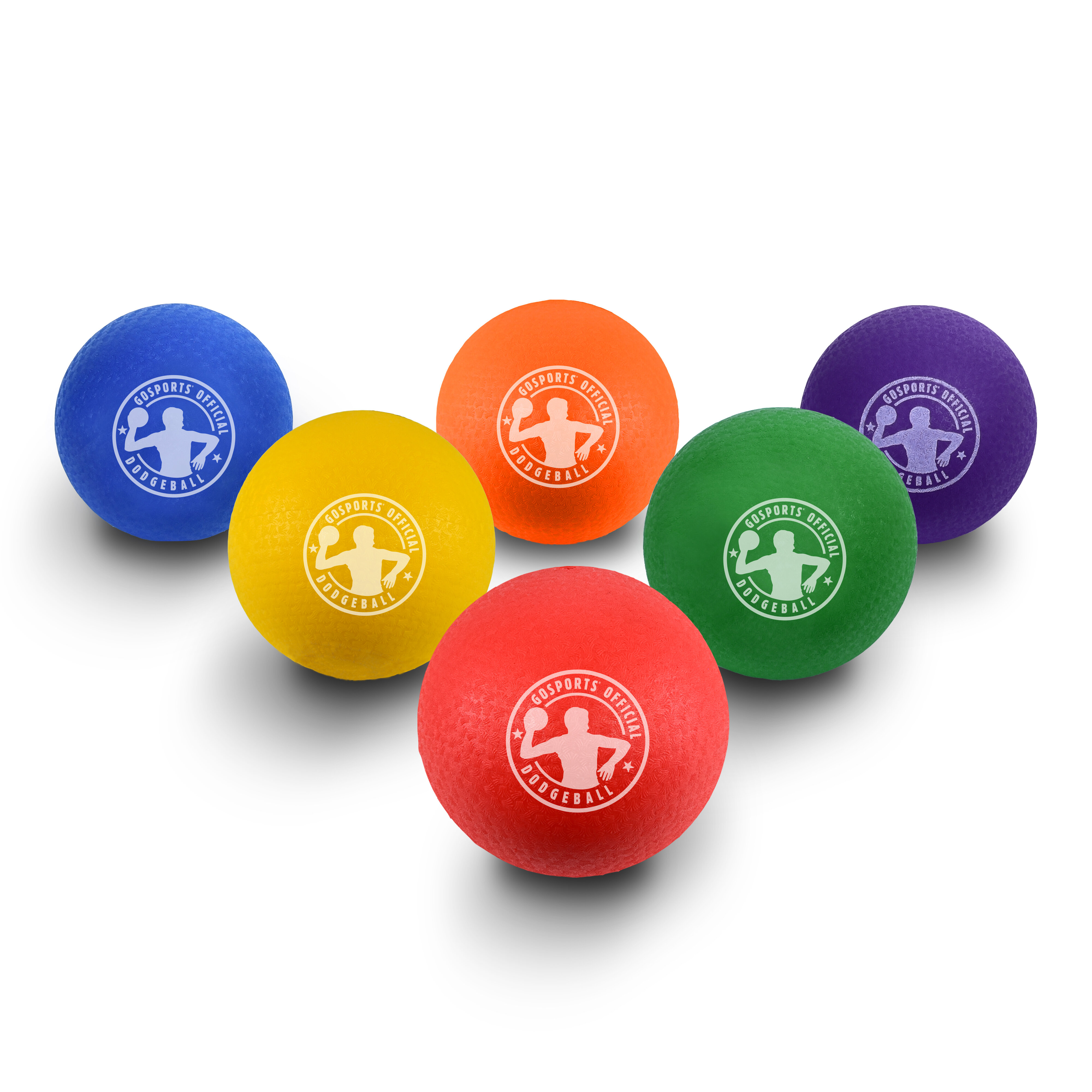 Dodge Balls Set of 6 Assorted Colors Dodgeball Soft Ball Sports Toys w Hand Pump