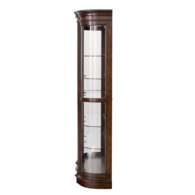 Astoria Grand Millhouse Lighted Curio Cabinet Reviews Wayfair