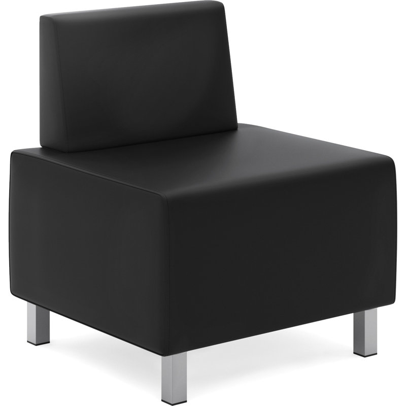 Basyx Modular Leather Slipper Chair Wayfair Modular Leather Slipper Chair