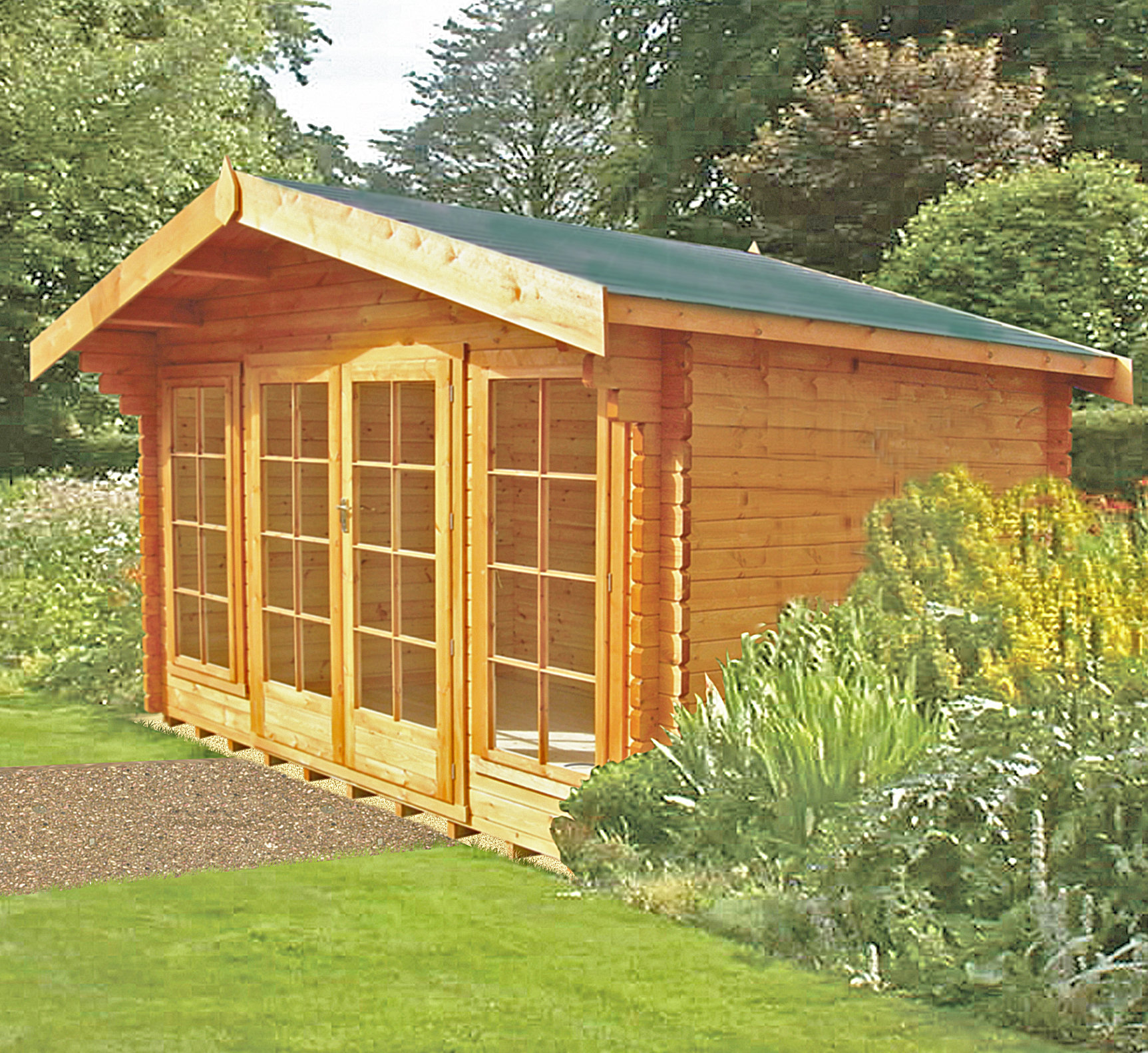 Sol 72 Outdoor Bedfordshire 16 X 12 Ft Tongue And Groove Log