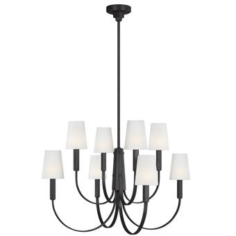 Schonbek Bella Rose 10 Light Candle Style Drum Chandelier With Crystal Accents Perigold