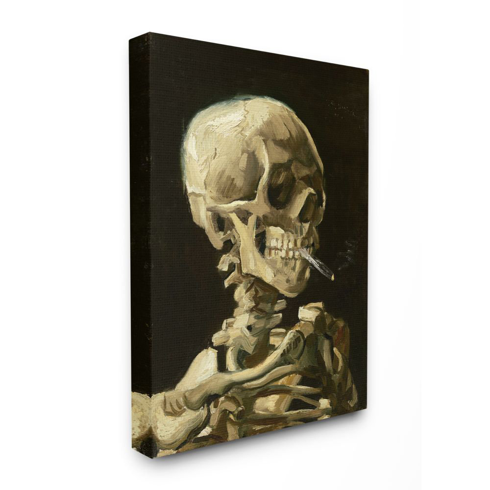 vincent van gogh smoking skull