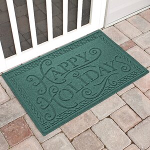 Happy Holidays Outdoor Doormat