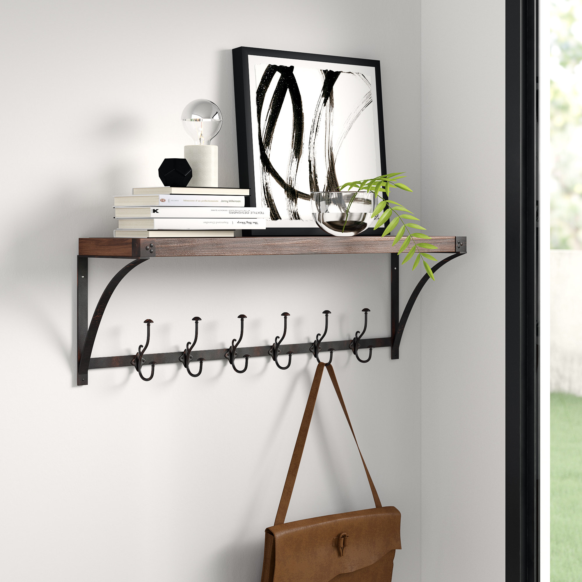 towel holder steel hooks wall key holder coat wall hook iron hangers pot hanger Coat wall hanger entryway wall hooks coat wall rack