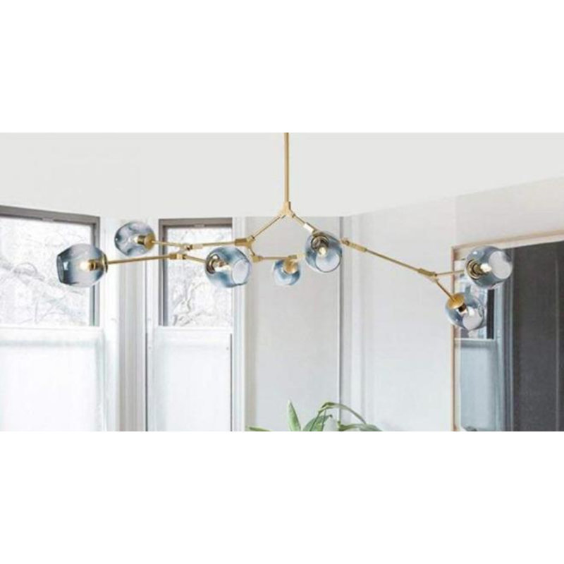 George Oliver Modern Chandelier Colour Gl Bubble Ball Lampshade George Oliver Modern Chandelier Colour