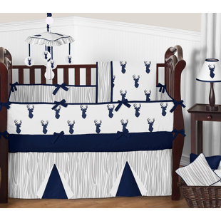 Deer Crib Bedding Sets Wayfair Woodland Deer 9 Piece Crib Bedding Set