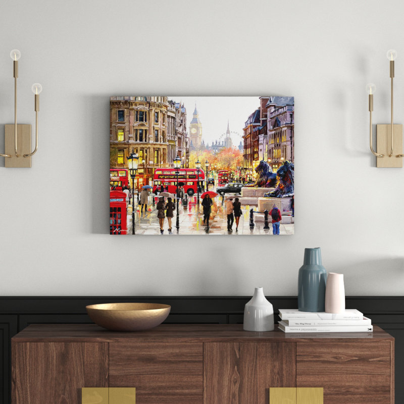 East Urban Home Leinwandbild Stadtbild London &amp; Bewertungen Wayfair.de