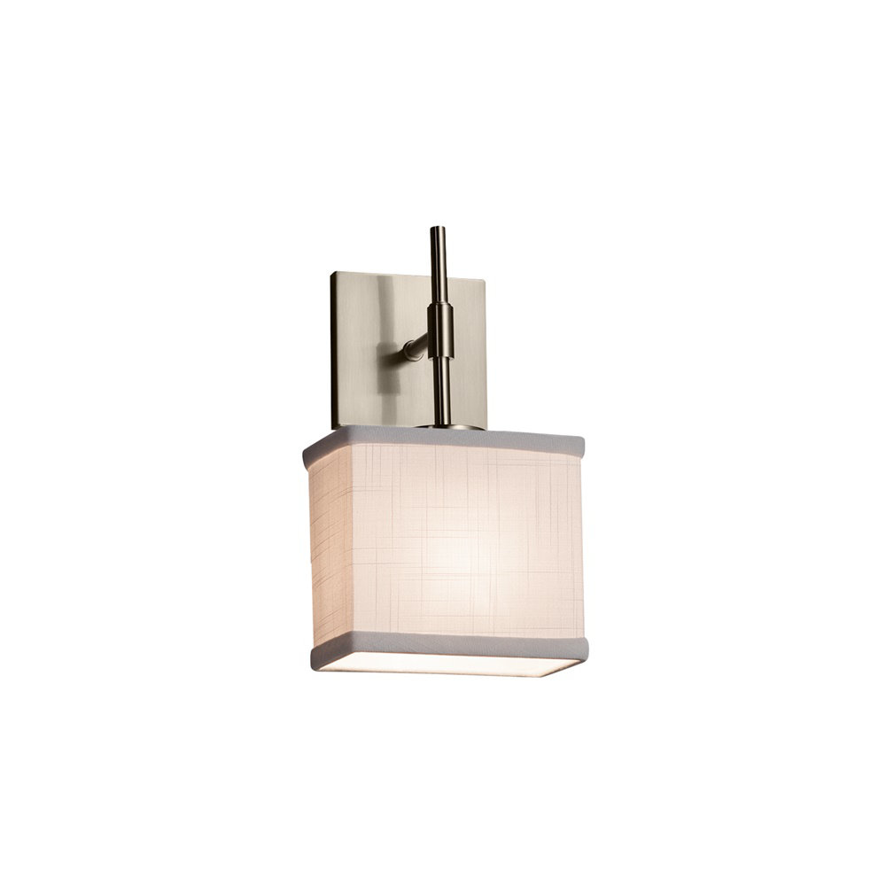 Ebern Designs Alhaji 1 Light Dimmable Brushed Nickel Armed Sconce Wayfair